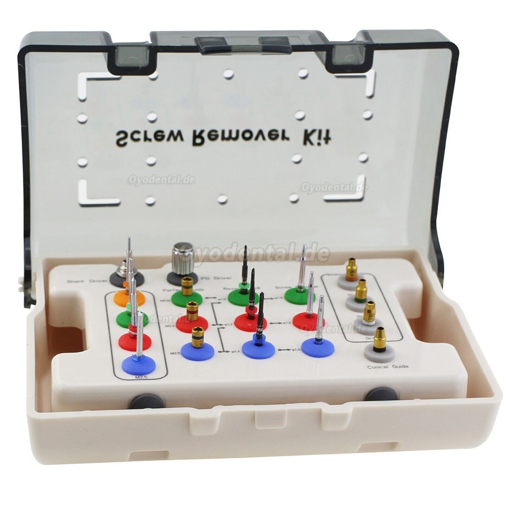 Zahnimplantat-Entferner-Kit für gebrochene Schrauben Chirurgische Werkzeuge NeoBiotech SR