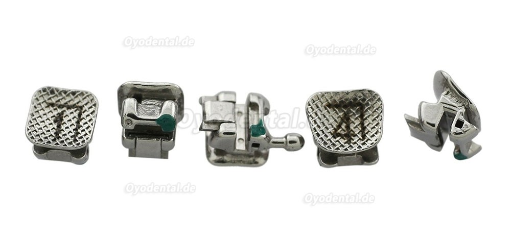 Dental selbstligierende Meta-Brackets Zahnspangen Bukkalröhrchen 1. 2. Molar & Werkzeug Standarddrehmoment MBT 022 3
