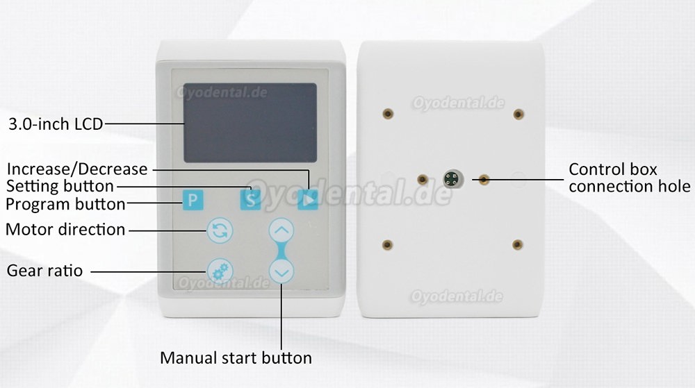YUSENDENT COXO C PUMA INT + Dental Eingebauter Elektrischer LED-Mikromotor + 1:5 Glasfaser Rotes Winkelstück YUSENDENT COXO C PUMA INT + Dental Eingebauter Elektrischer LED-Mikromotor + 1:5 Glasfaser Rotes Winkelstück