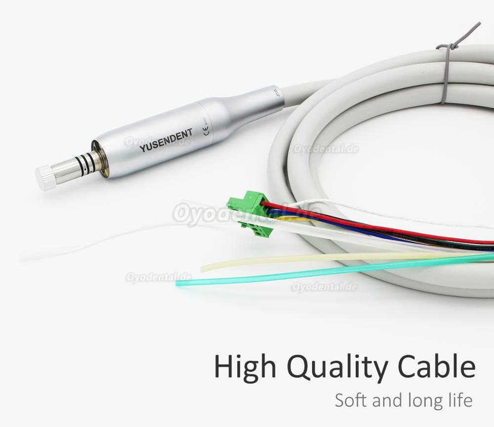 YUSENDENT COXO C PUMA INT + Dental Eingebauter Elektrischer LED-Mikromotor + 1:5 Glasfaser Rotes Winkelstück YUSENDENT COXO C PUMA INT + Dental Eingebauter Elektrischer LED-Mikromotor + 1:5 Glasfaser Rotes Winkelstück