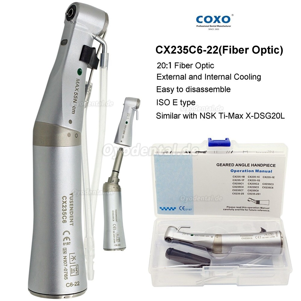 YUSENDENT COXO C-Sailor Pro+ Motor für Zahnimplantatchirurgie mit 2Pcs LED-Winkelstück