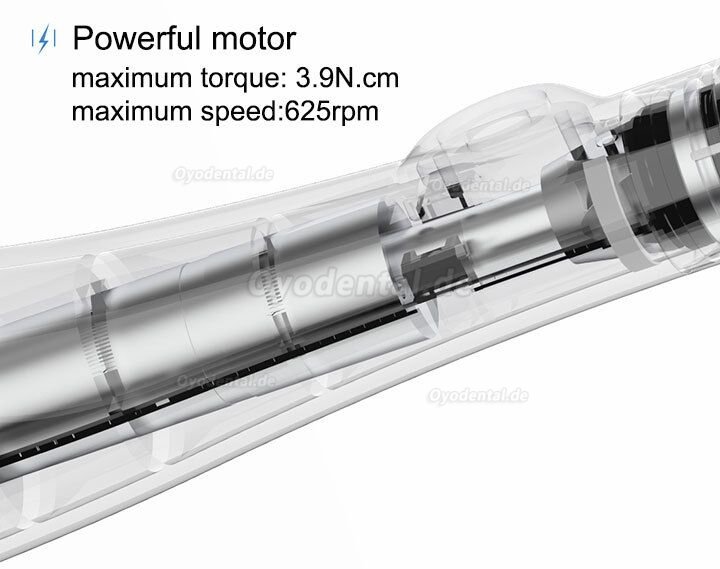 YUSENDENT COXO C-Smart-Mini Motor de Endodontie mit Apexlokalisator Kabellos Winkelstück 1:1 Drucktaste