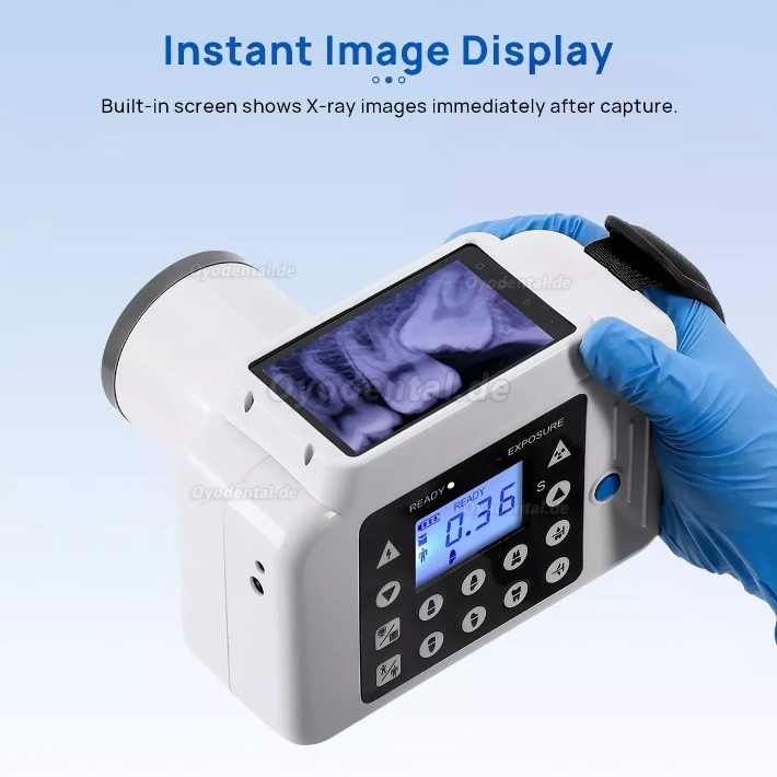 Tragbares Dentalröntgengerät mit intraoralem RVG-Röntgensensor-Kit