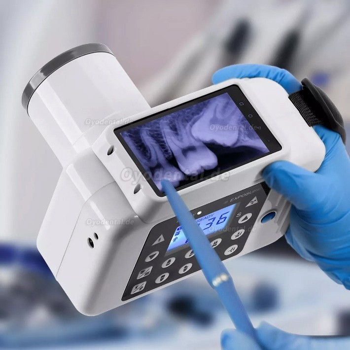Tragbares Dentalröntgengerät mit intraoralem RVG-Röntgensensor-Kit