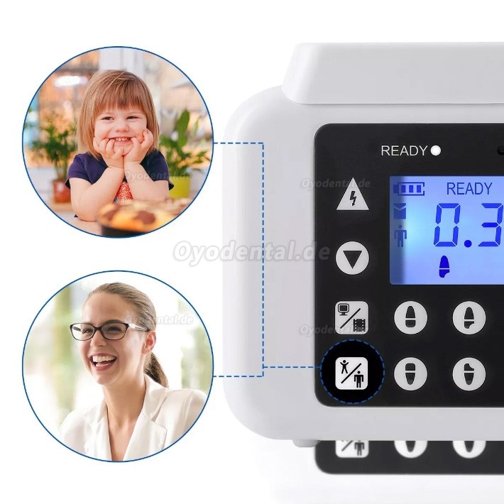 Tragbares Dentalröntgengerät mit intraoralem RVG-Röntgensensor-Kit