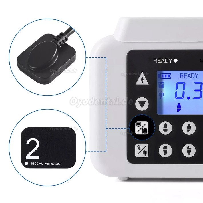 Tragbares Dentalröntgengerät mit intraoralem RVG-Röntgensensor-Kit