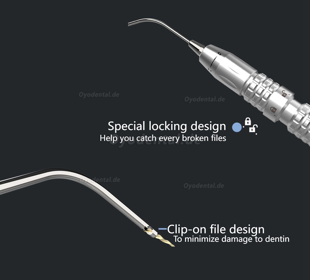 YUSENDENT COXO C-FR1 Zahnärztliche endodontische Behandlung Gebrochenes Instrument Tool-Kit zum Entfernen von Endo-Feilen