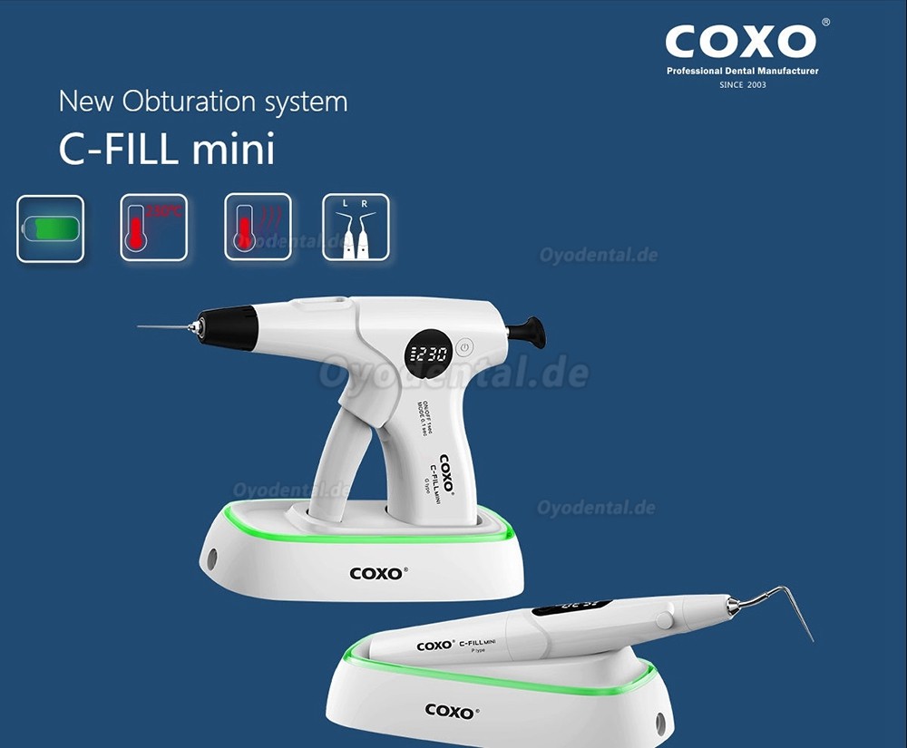 YUSENDENT COXO C-Fill Mini Kabelloses Endodontisches Obturationssystem Kit