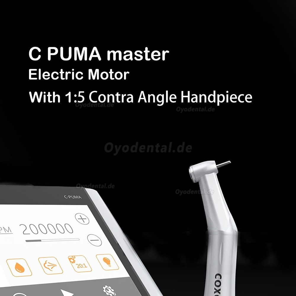 YUSENDENT COXO C PUMA Master Zahnärztlicher Elektrischer Endodontischer Motor mit 6:1- und 1:5-Winkelstück