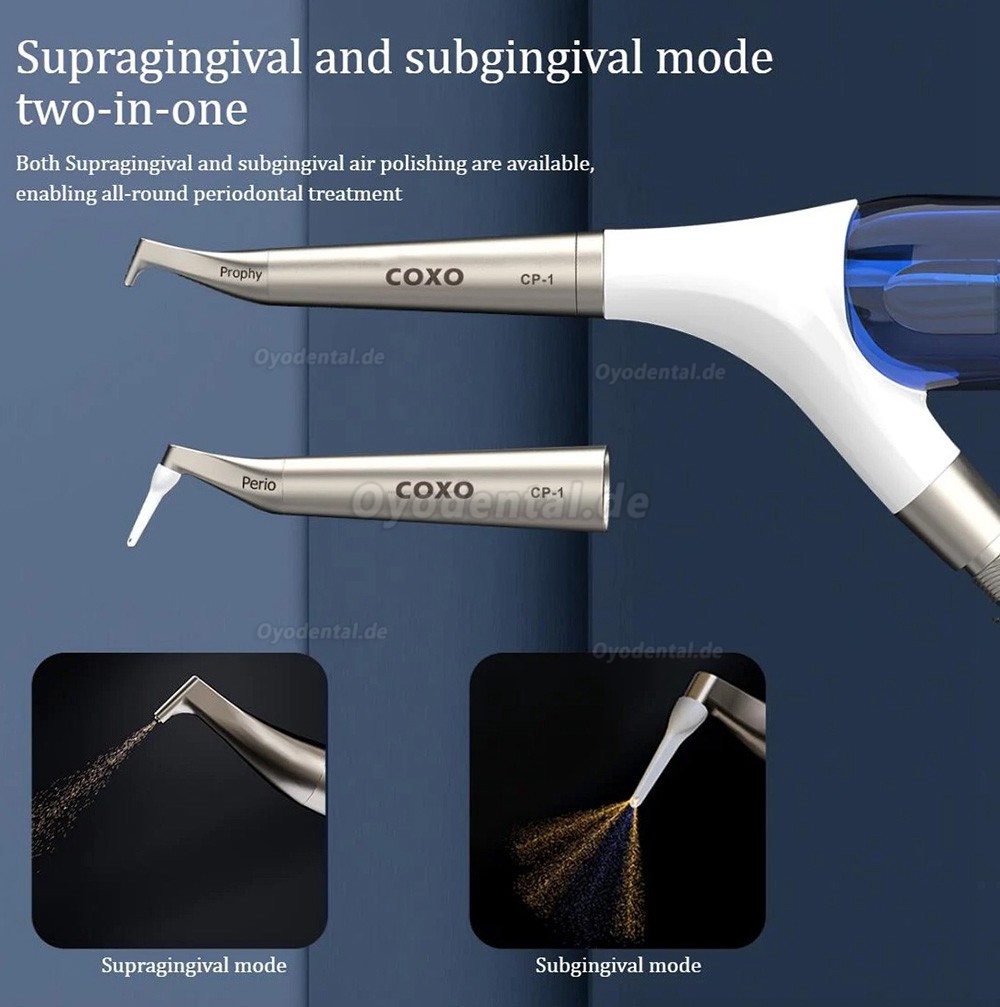 YUSENDENT COXO CP-1 2 in 1 Pulverstrahlgerät Dental (Supragingival + Subgingival)