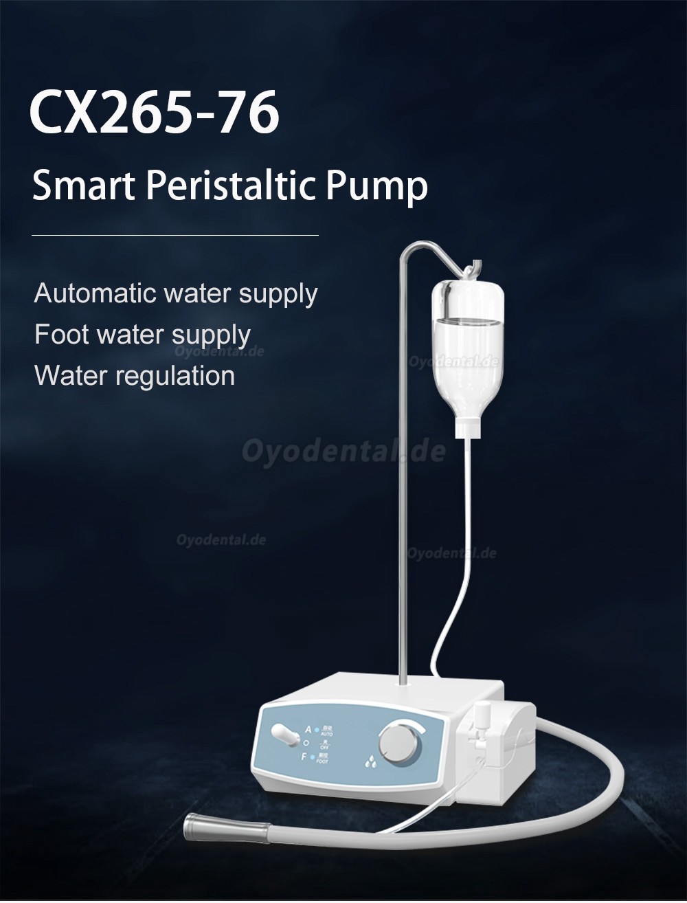 COXO CX265-76 Intelligente peristaltische Pumpe für die automatische Wasserversorgung von Zahnärztlichen Elektromotoren