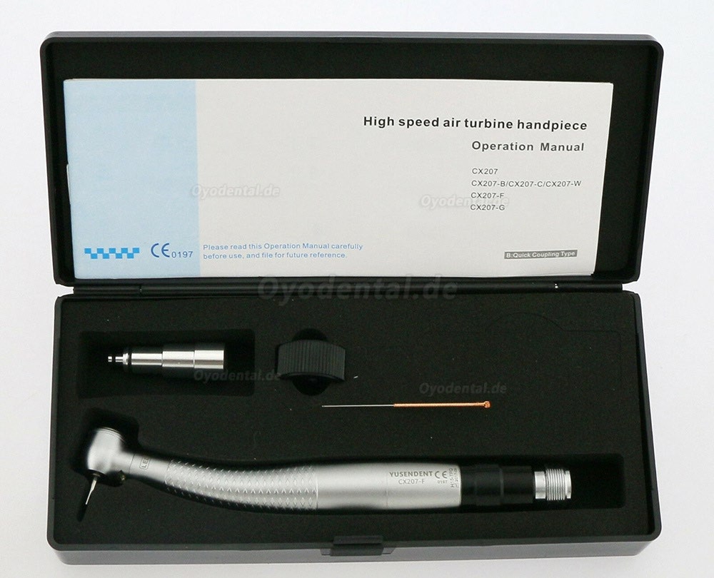 YUSENDENT CX207-F-PQ E-Generator LED High Speed Handpiece 2/4 Hole NSK Phatelus Coupler