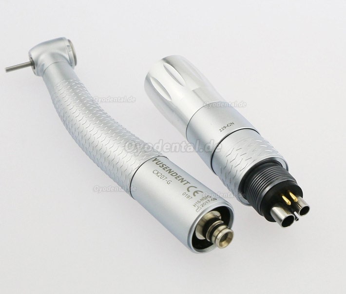 YUSENDENT® CX207-GN-PQ Glasfaser-Handstück NSK-kompatibel (Mit Koppler x1 + Ohne Koppler x2)