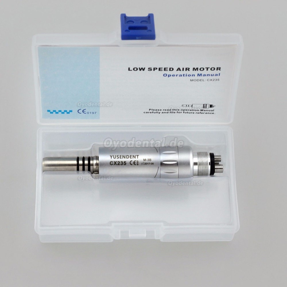 YUSENDENT Innerer Wasser langsamer zahnmedizinischer Luftmotor-Handstück CX235-3B 4-Loch