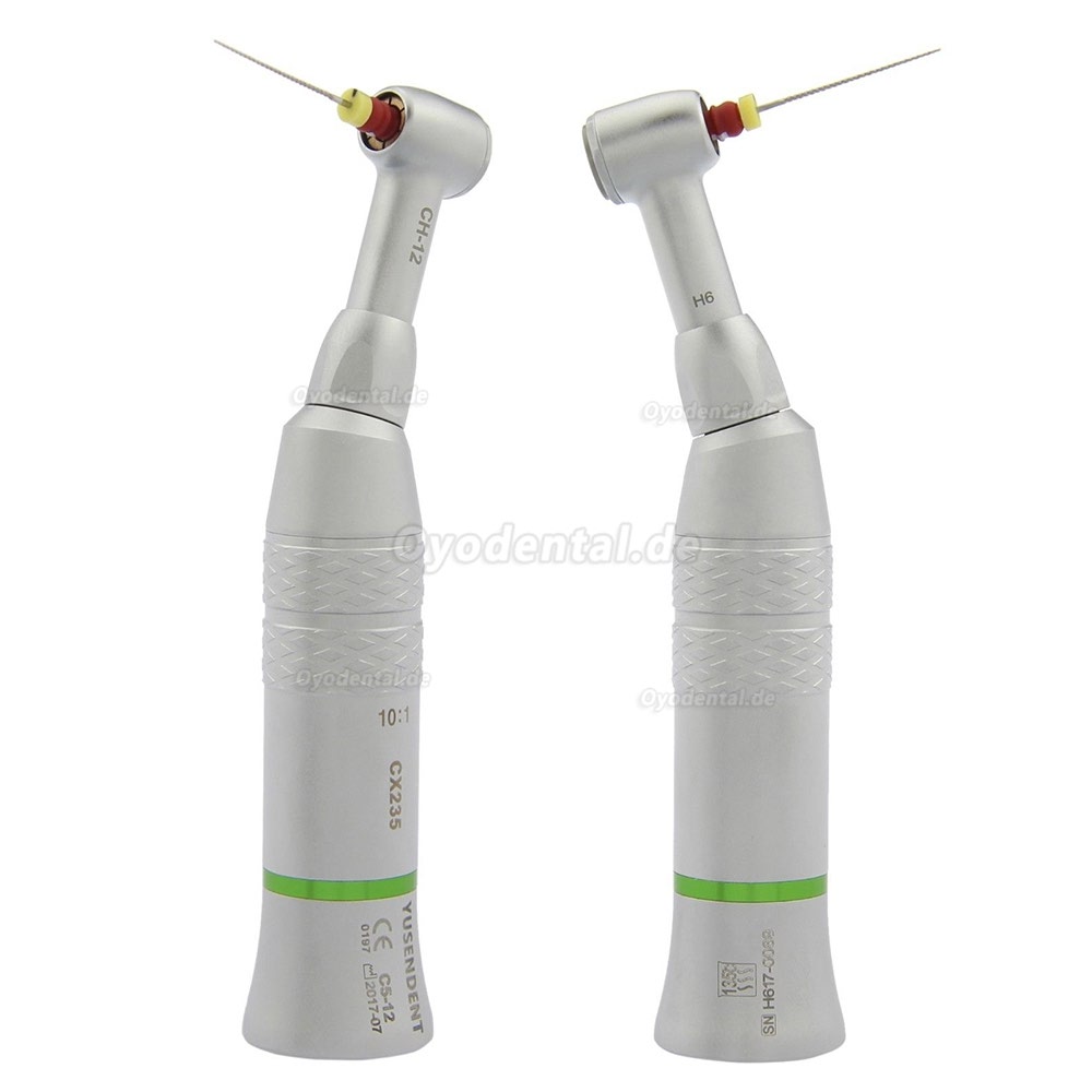 Yusendent COXO CX235C5-12 10:1 Reduktion Endodontie Winkelstück 90°Handstück Handfeile Yusendent COXO CX235C5-12 10:1 Reduktion Endodontie Winkelstück 90°Handstück Handfeile