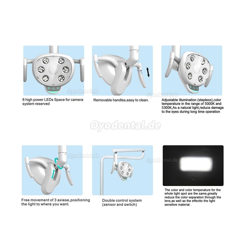 YUSENDENT Dental Lampe Oral Beleuchtung LED für Dental Einheit 22mm/26mm CX249-23