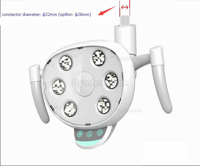 YUSENDENT Dental Lampe Oral Beleuchtung LED für Dental Einheit 22mm/26mm CX249-23
