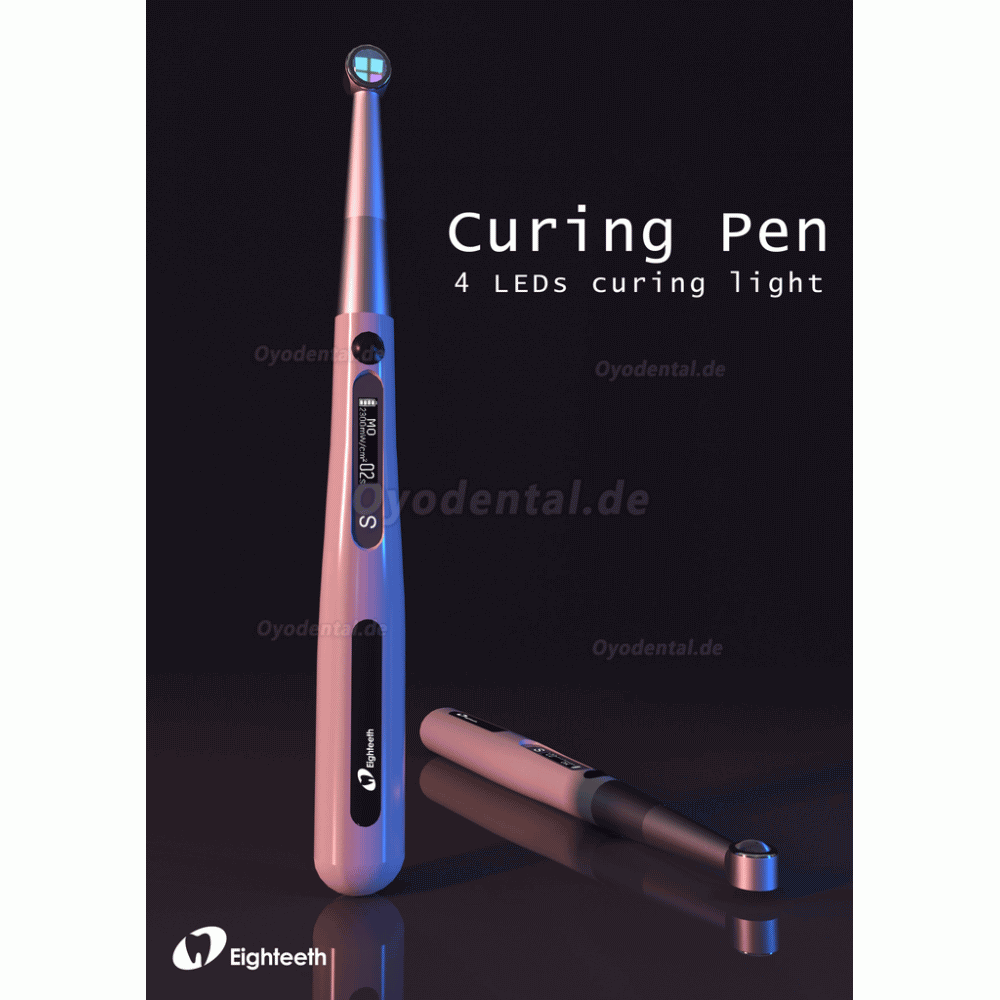 Eighteeth Curingpen Wireless LED Polymerisationslampe mit Kariesdetektor