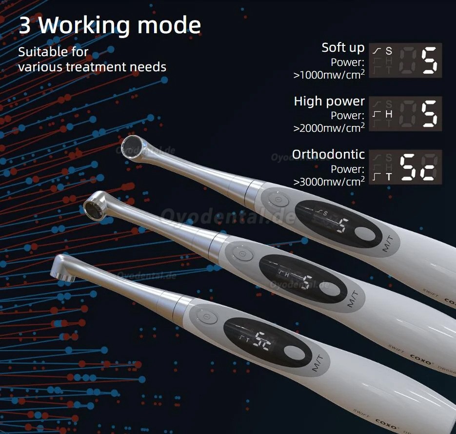 YUSENDENT COXO DB-686 Swift Dentale kieferorthopädische LED-Polymerisationslampe mit Karieserkennung