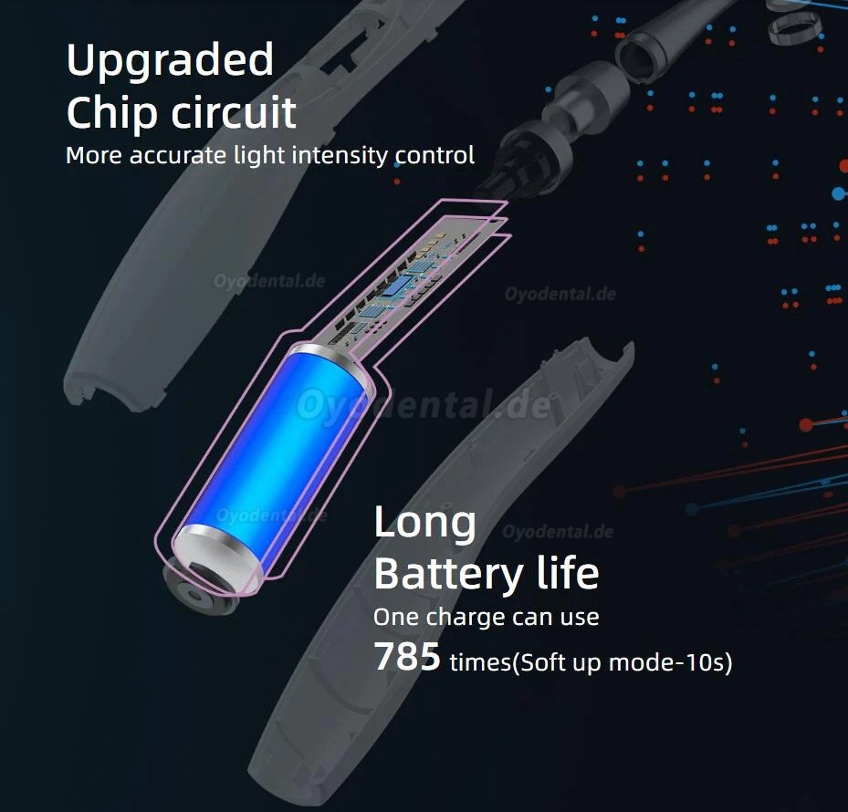YUSENDENT COXO DB-686 Swift Dentale kieferorthopädische LED-Polymerisationslampe mit Karieserkennung