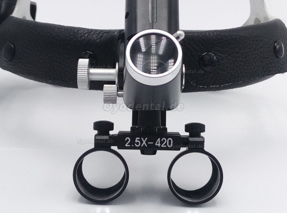 Dental Chirurgische medizinische 2.5X420mm Stirnband-Lupe mit LED-Scheinwerfer DY-105 Dental Chirurgische medizinische 2.5X420mm Stirnband-Lupe mit LED-Scheinwerfer DY-105