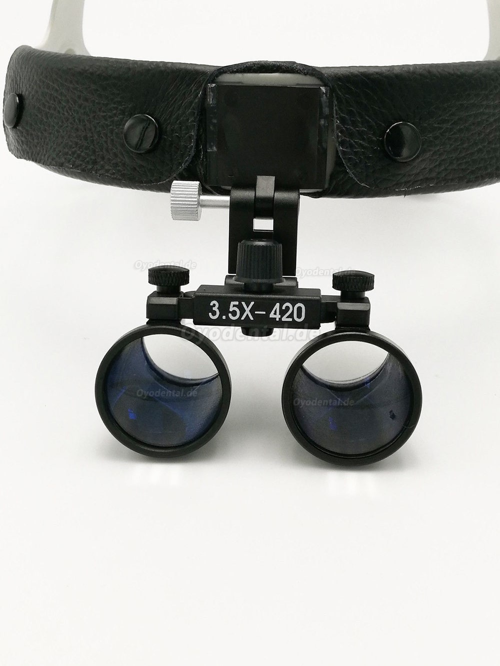 Dental Surgical Binocular 3.5X420mm Leder Stirnband Lupe + LED Scheinwerfer DY-108 Dental Surgical Binocular 3.5X420mm Leder Stirnband Lupe + LED Scheinwerfer DY-108