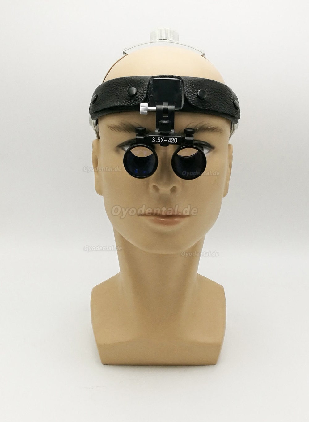 Dental Surgical Binocular 3.5X420mm Leder Stirnband Lupe + LED Scheinwerfer DY-108 Dental Surgical Binocular 3.5X420mm Leder Stirnband Lupe + LED Scheinwerfer DY-108