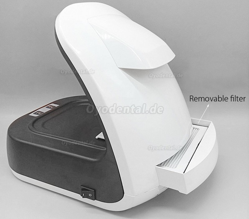 60W Desktop Tragbarer Staubsammler für Dentallabore Kabelloser Staubsauger mit LED-Leuchten