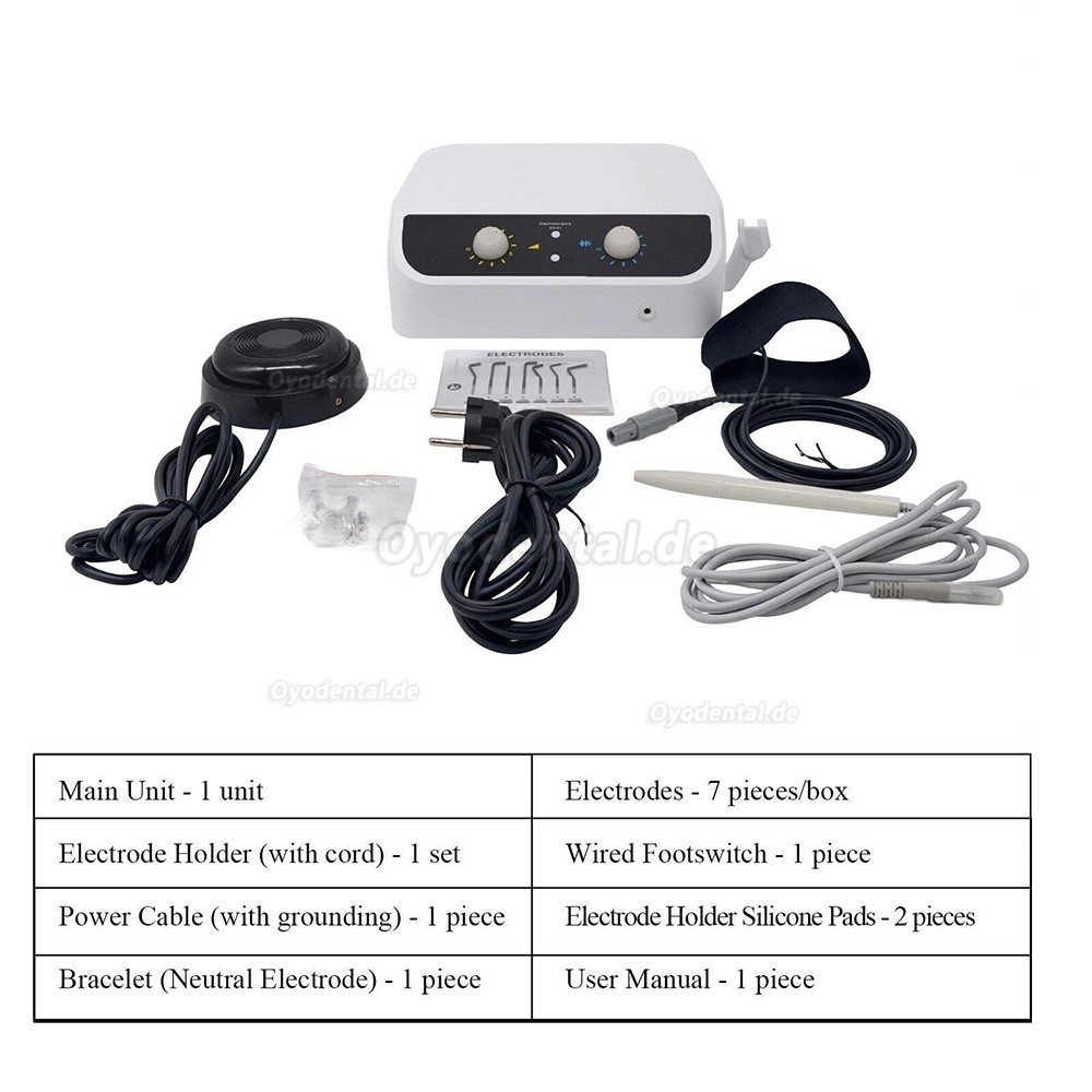 ES-01 Dental Elektrochirurgiegerät Elektrotom Chirurgiegerät Zahnarzt mit 7 Elektroden