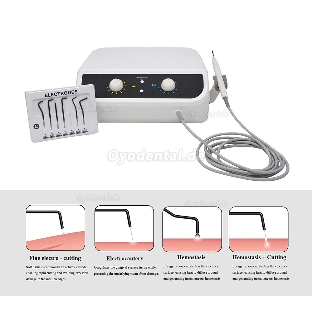 ES-01 Dental Elektrochirurgiegerät Elektrotom Chirurgiegerät Zahnarzt mit 7 Elektroden