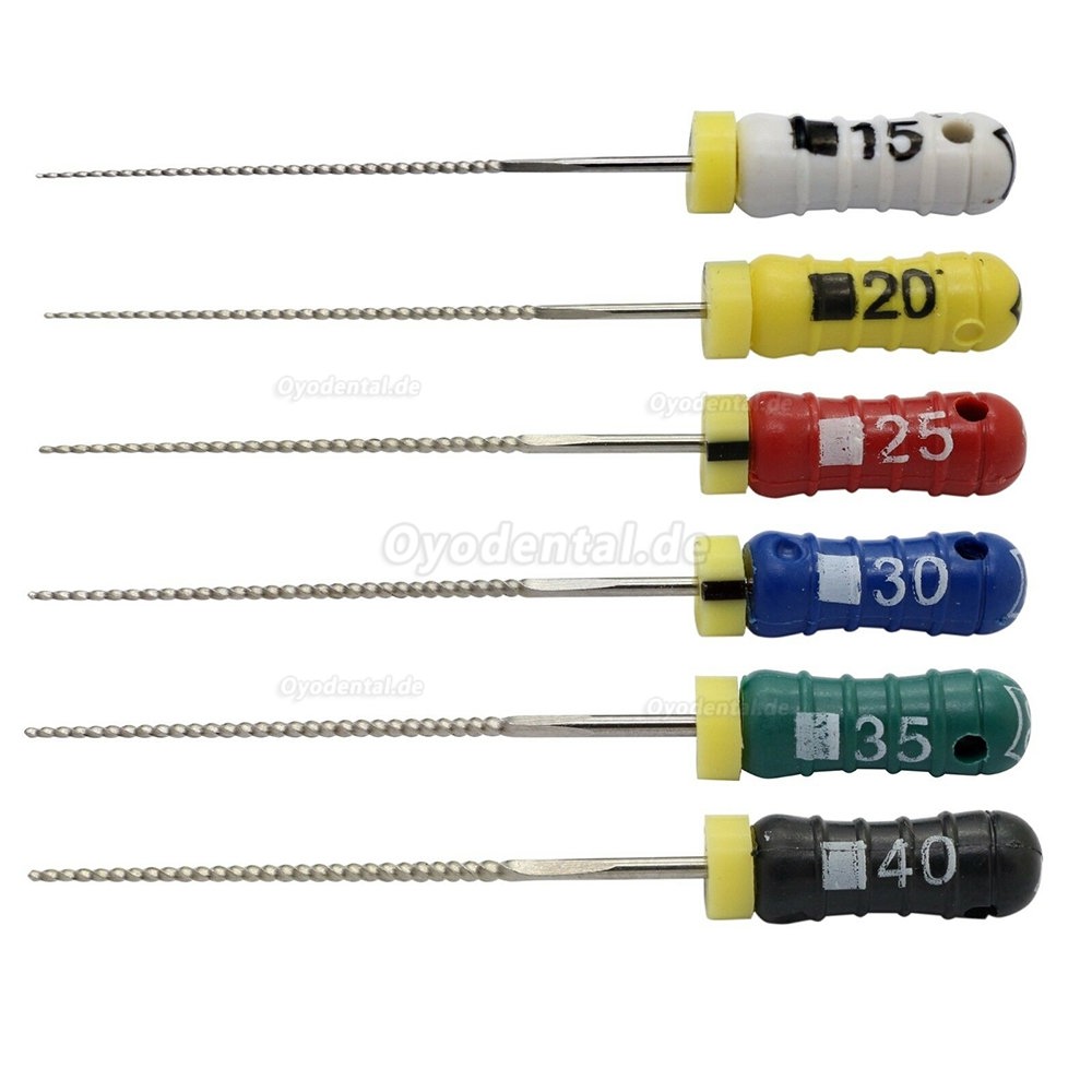 10 Packs Dental Endodontics K File 6# 8# 15# 20# 25# 30# 35# 40# 21mm 25mm 28mm 31mm