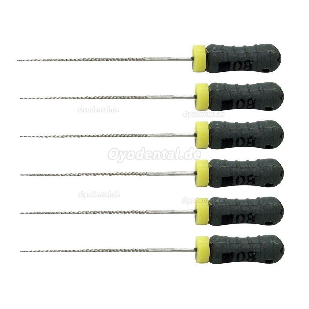 10 Packs Dental Endodontics K File 6# 8# 15# 20# 25# 30# 35# 40# 21mm 25mm 28mm 31mm