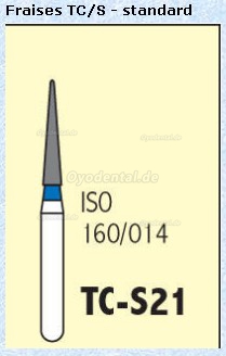 100 Stück 1.6mm Diamantbohrer Bits Bohrer FG TC-S21