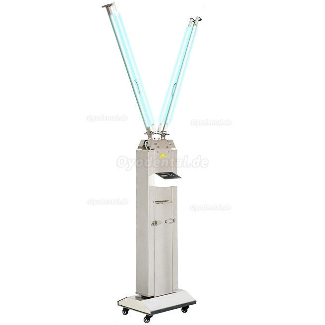 FY 120W-220W Portable UV+Ozone Disinfection Lamp Stainless Steel Trolley with With Infrared Sensor