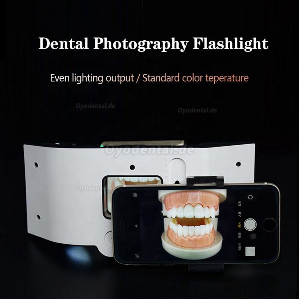 Tragbare Dentalfotografie Fülllicht Handy Taschenlampe Oral LED Fülllicht