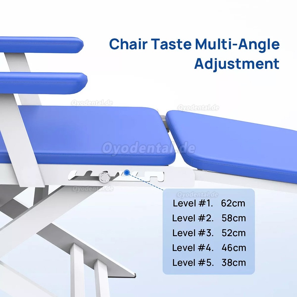 Tragbare Klappbare Zahnarztstuhleinheit mit LED-Licht und Tablett