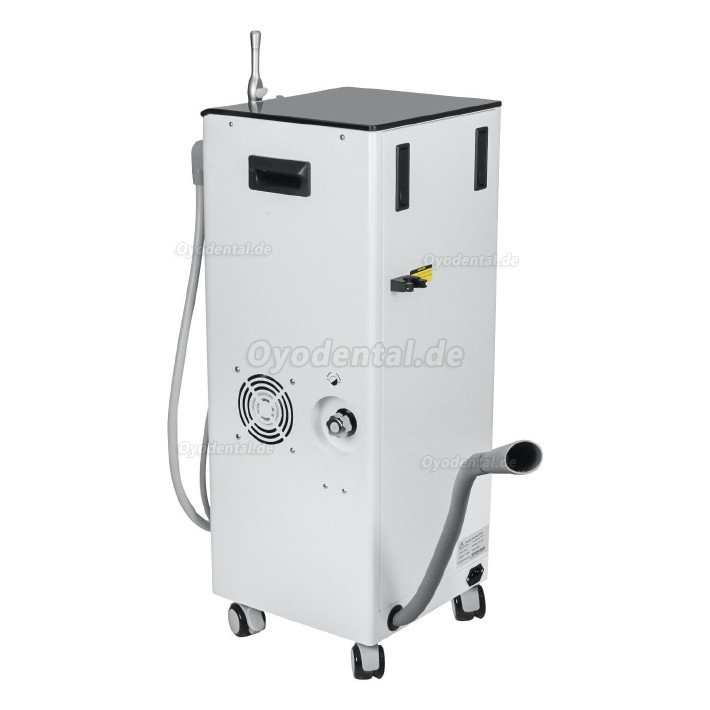 GREELOY 350L/min Mobile Dental-Saugmaschine Vakuumpumpe mit starker Saugleistung GSM-300