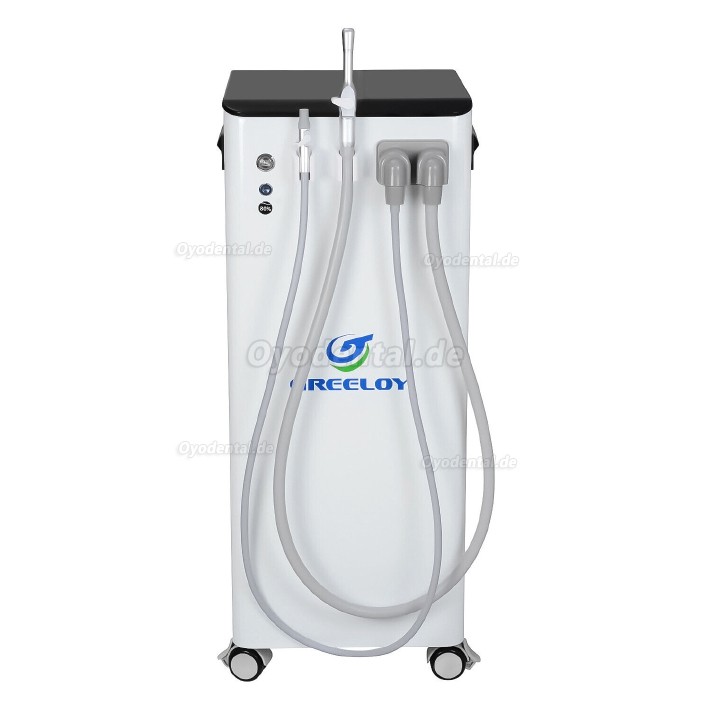 GREELOY 350L/min Mobile Dental-Saugmaschine Vakuumpumpe mit starker Saugleistung GSM-300