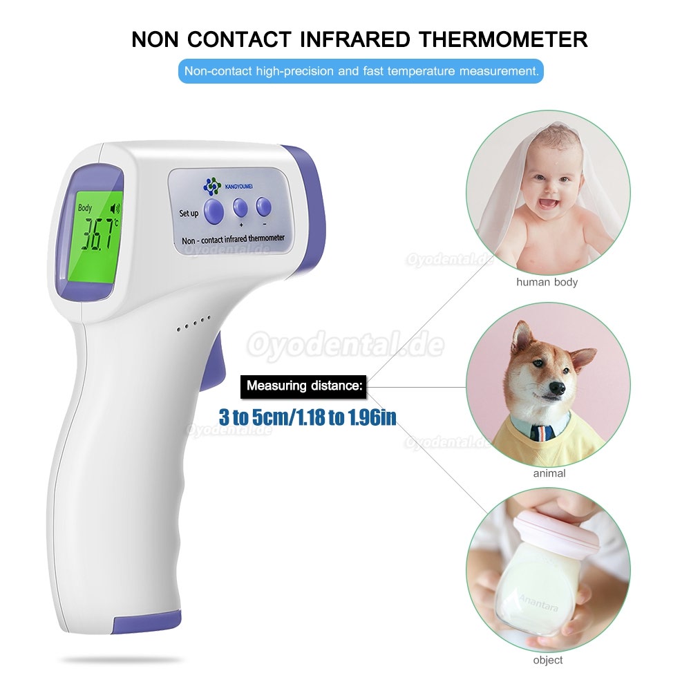 Digital Infrared Thermometer Non-Contact IR Thermometer Infrared Celsius and Fahrenheit Switchable Forehead Thermometer