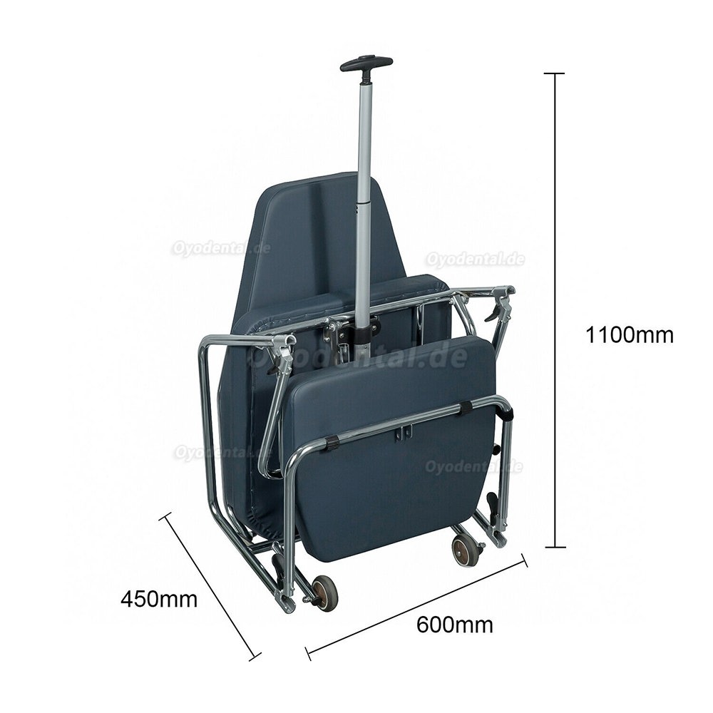 Greeloy GU-P101 Faltbarer Tragbarer Zahnarztstuhl + LED-Untersuchungslicht GU-P102 + Zahnarztstühle GU-P103 Kit