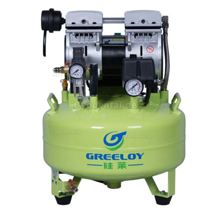 Greeloy® Ölfrei Verdichtende Kompressor für Zahnarztpraxis Labor Medizinisch GA-61