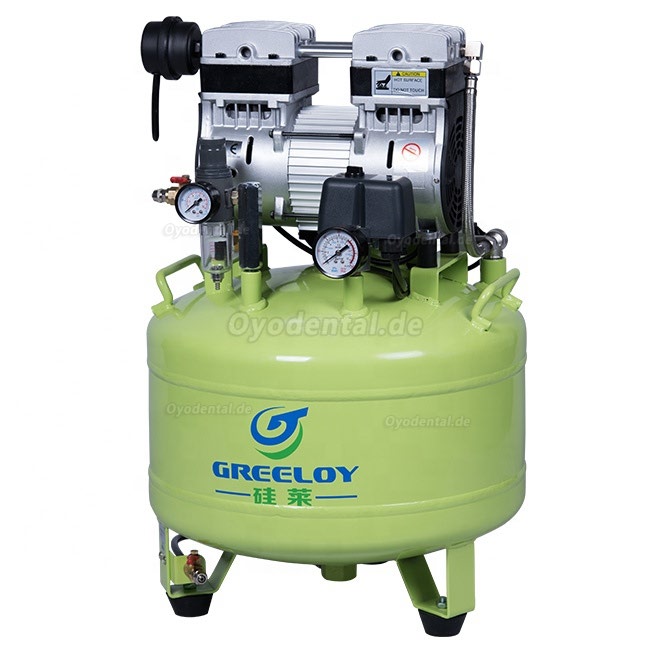 Greeloy® 800W GA-81X Dentalkompressoren leise leistungsstark Ölfrei verdichtende mit kabinett