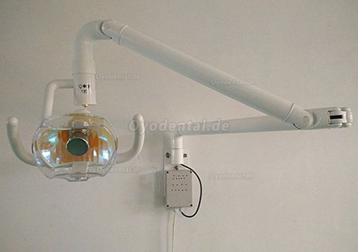 50W Wandbehang Zahnheilkunde Medizinische Mundleuchte mit Arm Shadowless kaltes Licht