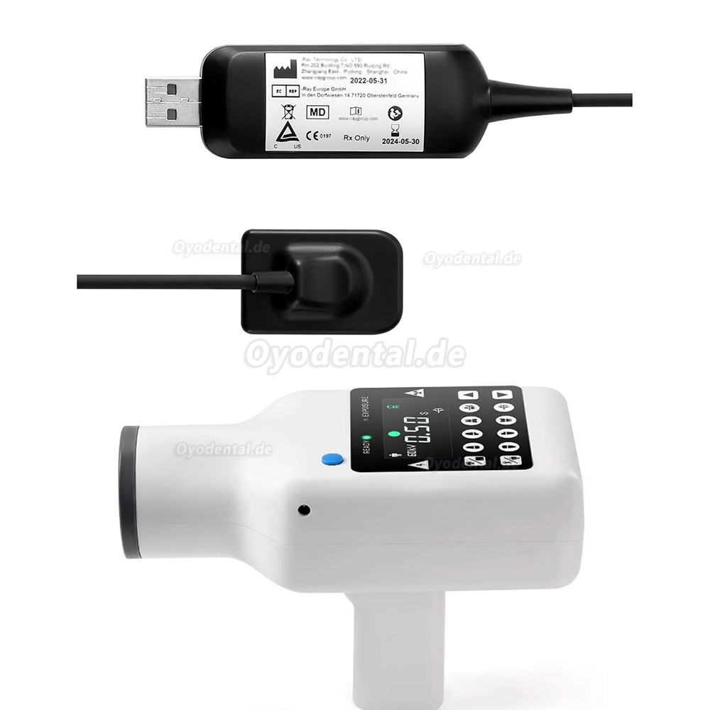 Tragbares Hochfrequenz-Dentalröntgengerät und RVG-Intraoralsensor-Kit