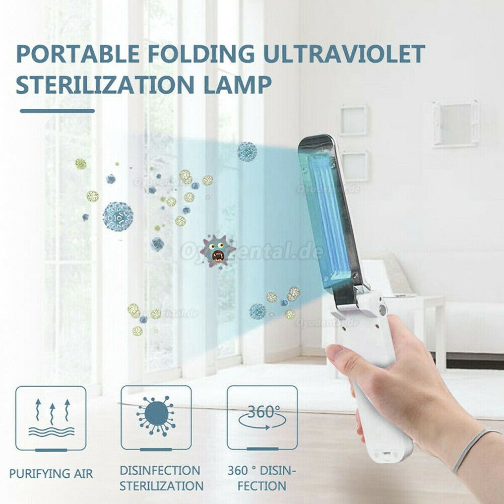 UV Light Mini Sterilizer Travel Wand USB Germicidal lamp Pet Hotel Household Car