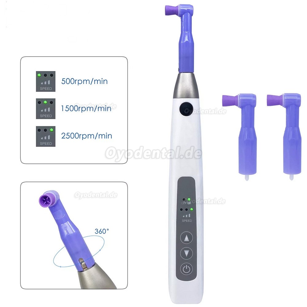 I-Prophy Elektrisches Kabelloses Dental-Hygienegerät Prophy-Handstück 360° Schwenkbar I-Prophy Elektrisches Kabelloses Dental-Hygienegerät Prophy-Handstück 360° Schwenkbar