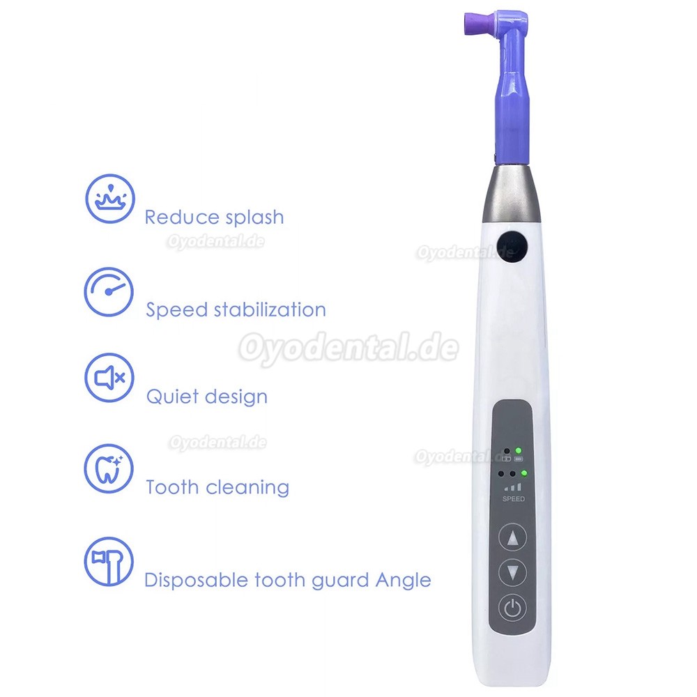 I-Prophy Elektrisches Kabelloses Dental-Hygienegerät Prophy-Handstück 360° Schwenkbar I-Prophy Elektrisches Kabelloses Dental-Hygienegerät Prophy-Handstück 360° Schwenkbar