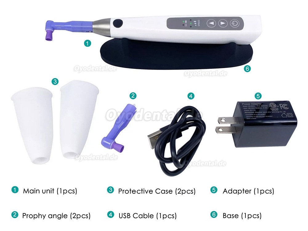 I-Prophy Elektrisches Kabelloses Dental-Hygienegerät Prophy-Handstück 360° Schwenkbar I-Prophy Elektrisches Kabelloses Dental-Hygienegerät Prophy-Handstück 360° Schwenkbar