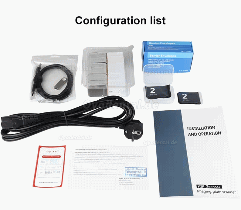 Handy IPS3 dentaler digitaler PSP-R&ouml;ntgenscanner f&uuml;r Speicherfoliene