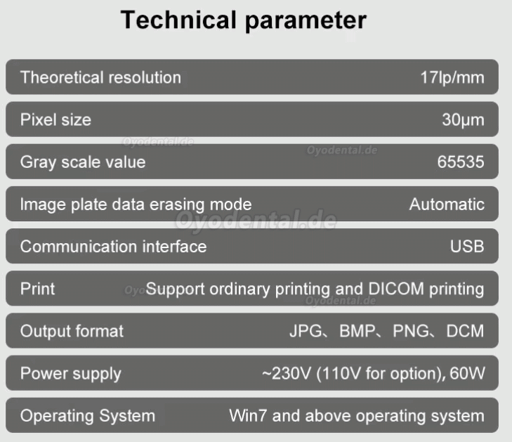 Handy IPS3 dentaler digitaler PSP-R&ouml;ntgenscanner f&uuml;r Speicherfolien